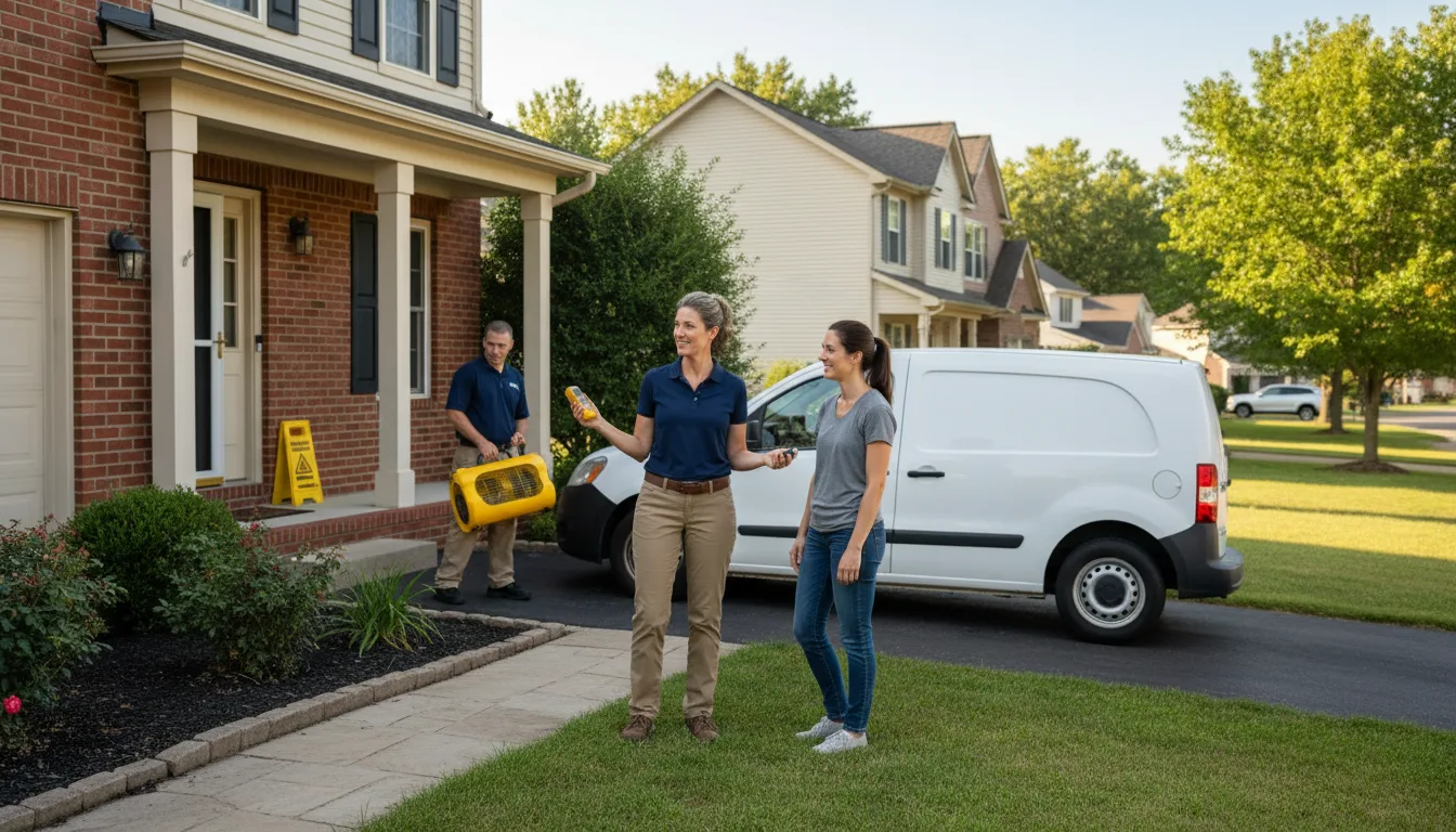 Water restoration image for Water Damage & Restoration Services in Elmo, UT